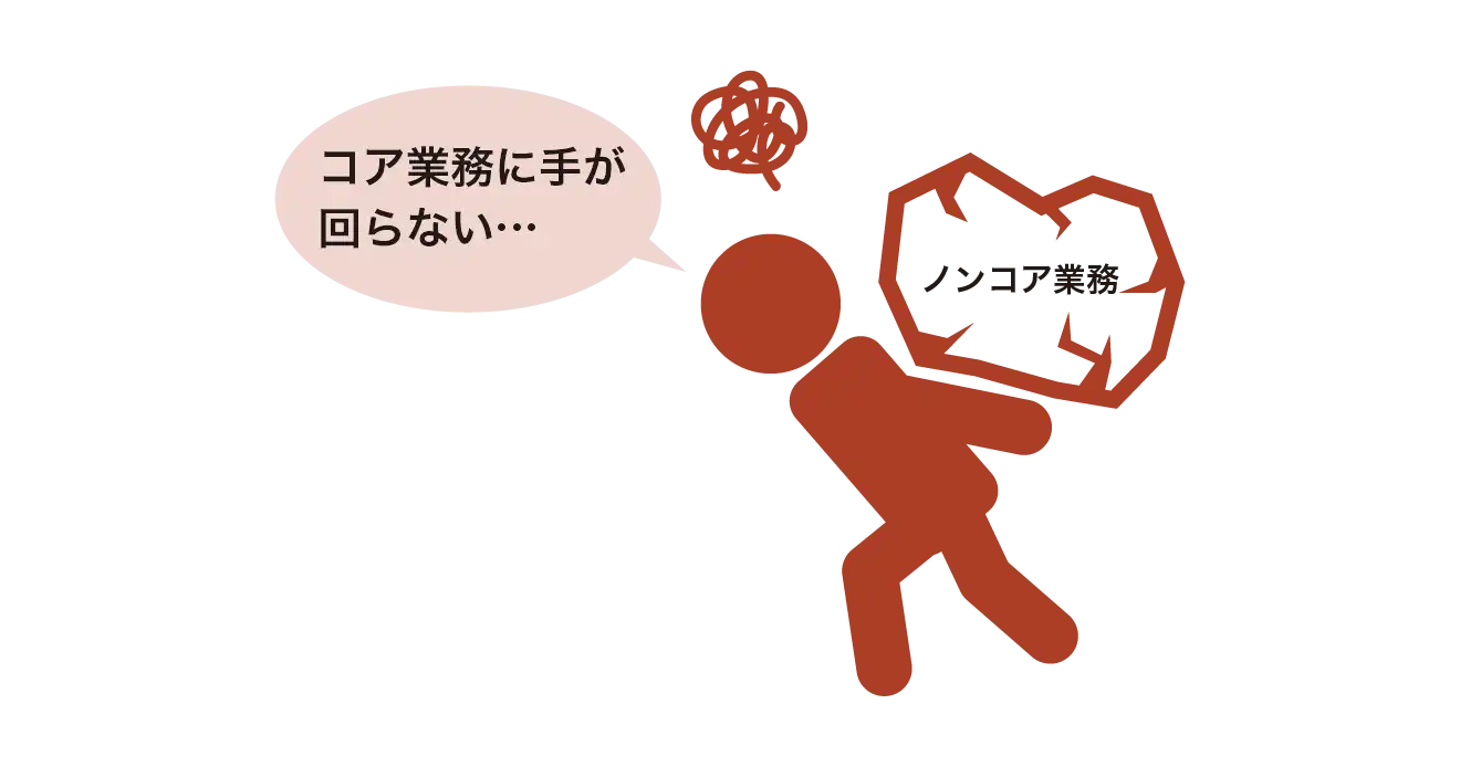 社内の余剰業務を代行するアウトソーシングとは