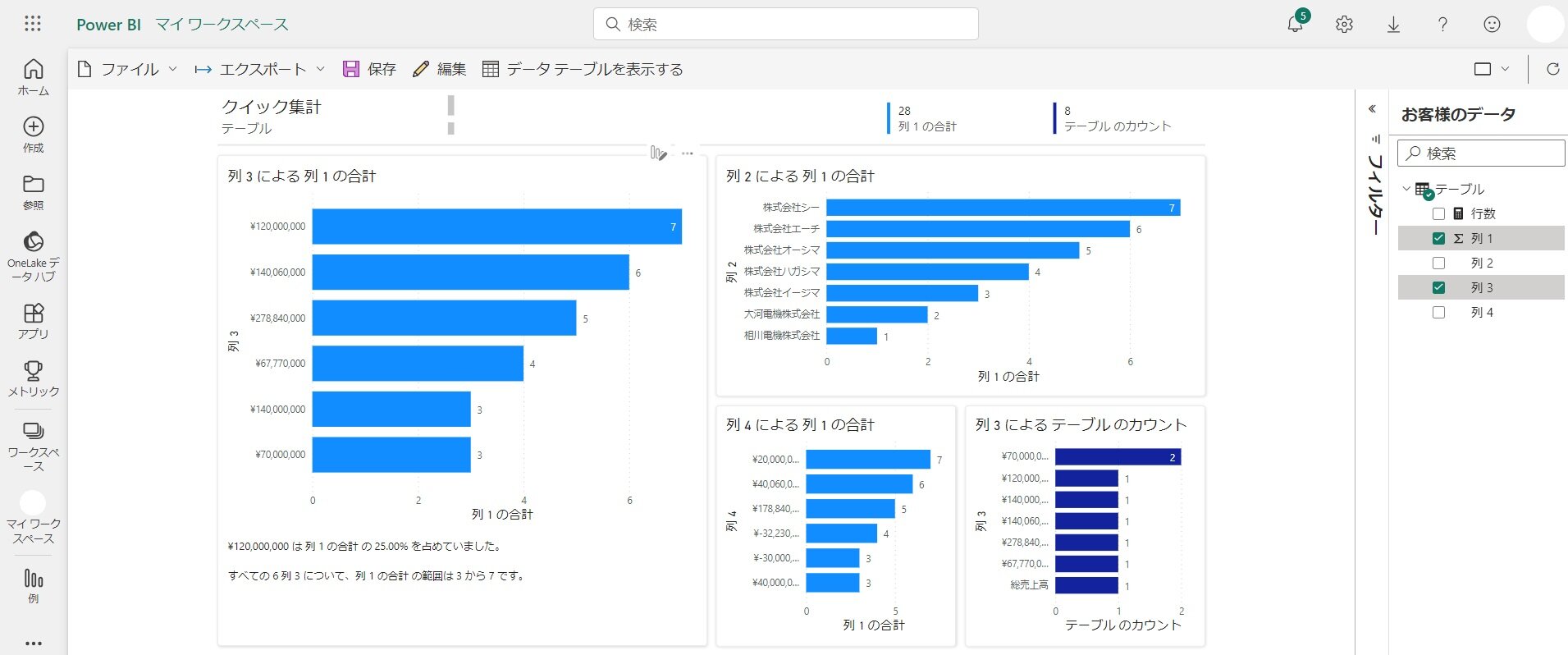 Power BIサービスにファイル連携5