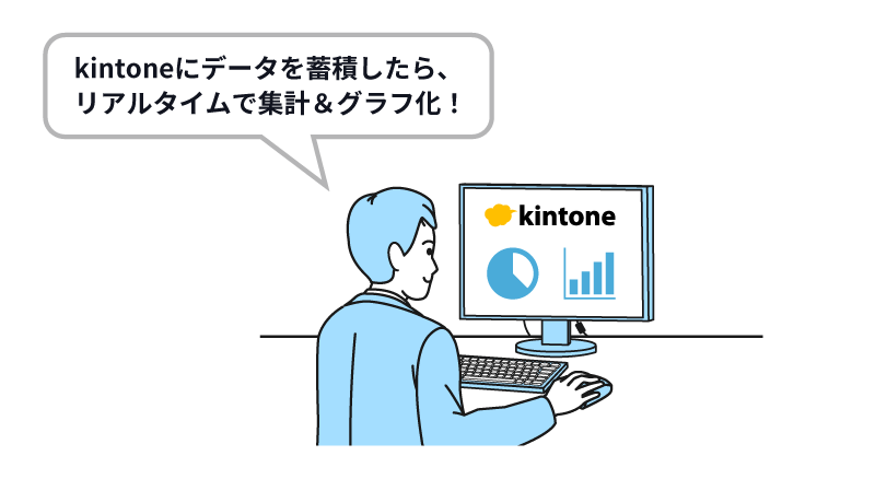 kintoneにデータを蓄積したら、リアルタイムで集計＆グラフ化！