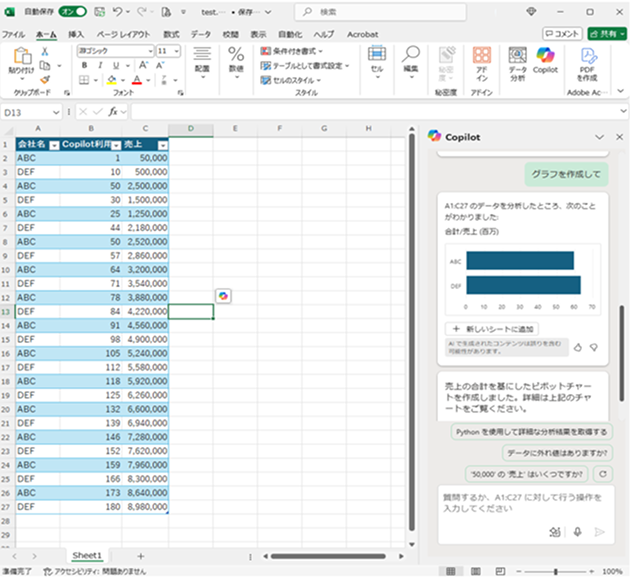 Copilot in Excel